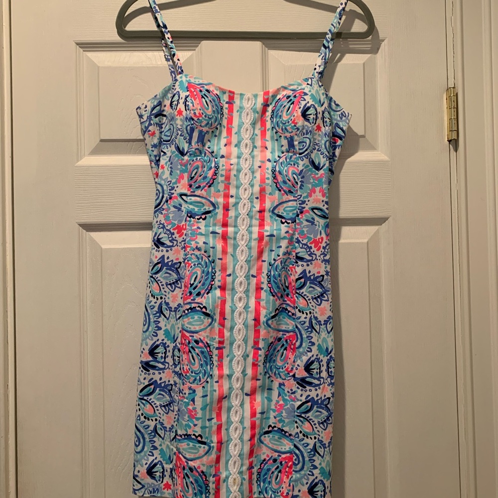 Lilly Pulitzer nautical spaghetti strap dress